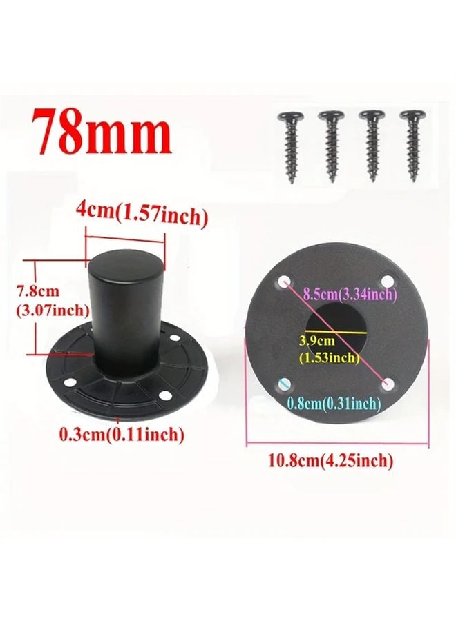 Heavy Duty Iron Speaker Mount Bracket 108mm x 60mm Adjustable Ceiling Cabinet Pole Holder - Image 5
